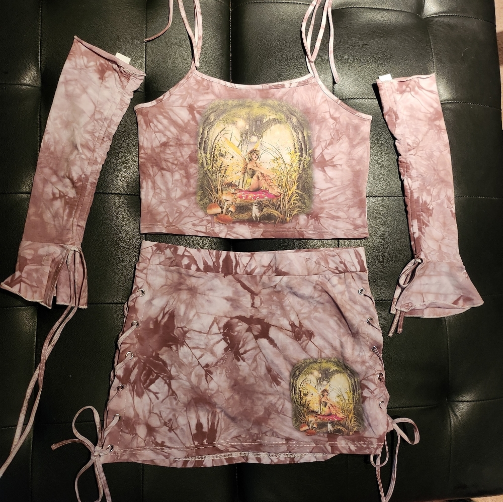 Dolls Kill x The Mountain set XL Fairy Mushroom